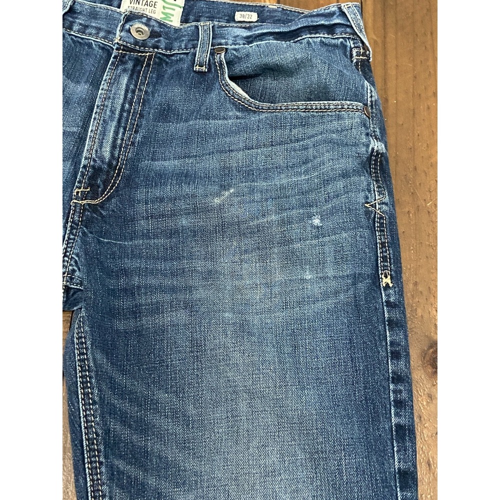 Ariat M1 Remy Vintage Straight Leg Jeans Mens 38x32 Bradford Wash Distressed - Picture 14 of 15